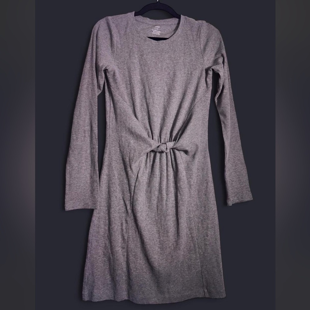 Aerie Charcoal Long Sleeve Dress